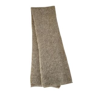 ALAFOSS Beige Wool Scarf – Icelandic IceWool Cozy Winter Knit (one size)